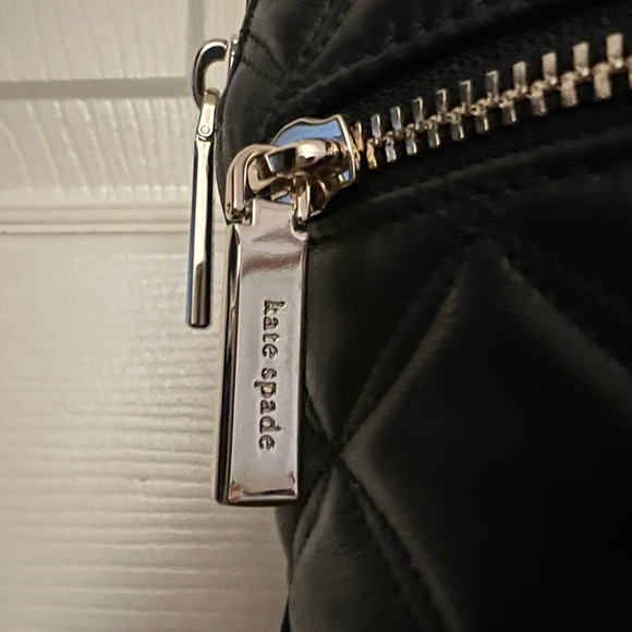 Kate Spade Black Quilted Backpack - Picture 14 of 16